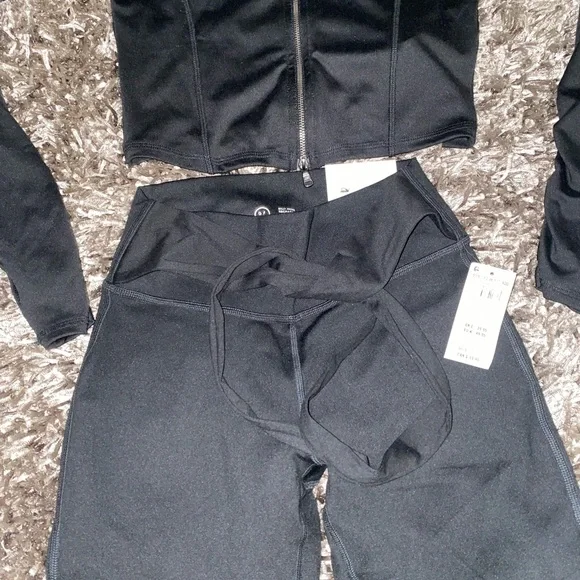 Gilly Hicks Black bow track suit size S - Picture 2 of 7